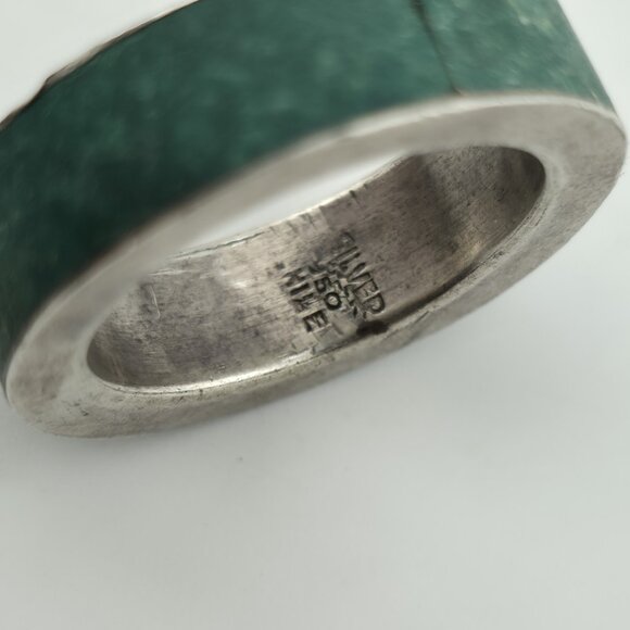 925 Sterling Silver Band Ring Men Women Unisex Minimal 7 Vintage - Picture 15 of 16